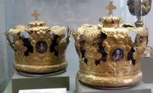 Russian style wedding crowns, 19th century 